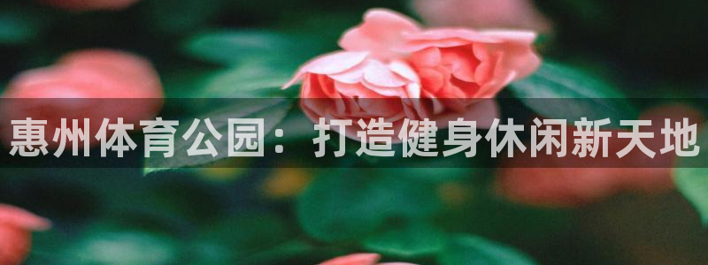 意昂体育3平台注册要钱吗：惠州体育公园：打造健身休闲