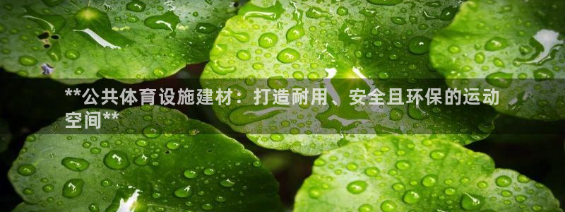 意昂体育3招商电话地址是多少：**公共体育设施建材：