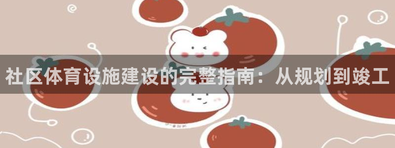 海南意昂体育3：社区体育设施建设的完整指南：从规划到