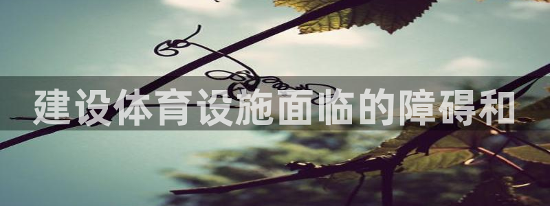 意昂3集团简介：建设体育设施面临的障碍和