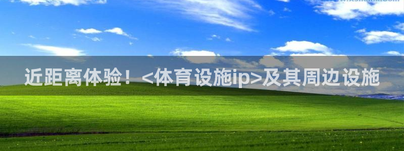 意昂体育3注册：近距离体验！<体育设施ip>及其周边
