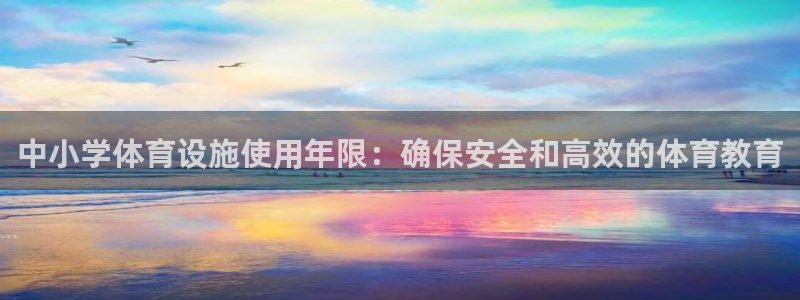 意昂3娱乐网站：中小学体育设施使用年限：确保安全和高
