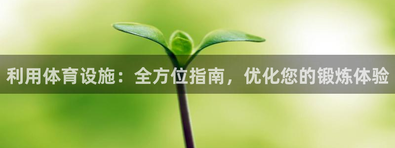 意昂体育3注册：利用体育设施：全方位指南，优化您的锻